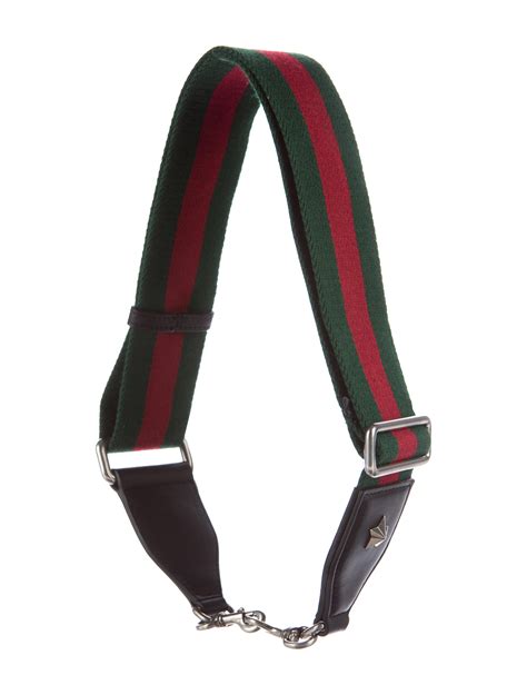 gucci canvas bag strap|Gucci detachable shoulder strap.